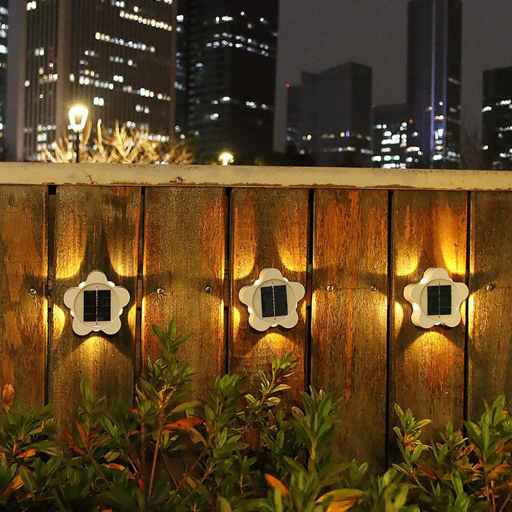 Solar Garden Waterproof LED Outdoor Light Wall Sconce Lamp