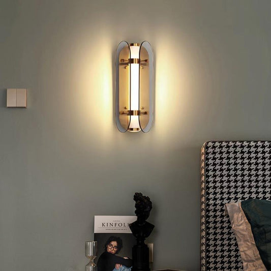 Scandinavian Minimalist Light Glass LED Wall Sconce Lamp