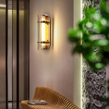 Scandinavian Minimalist Light Glass LED Wall Sconce Lamp