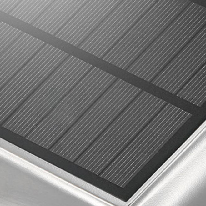 Solar Steel Body Sensor LED Outdoor Wall Sconce Lamp