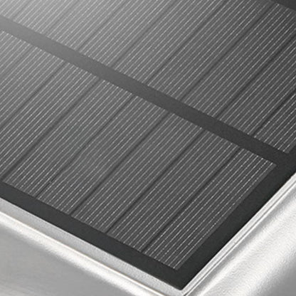 Solar Steel Body Sensor LED Outdoor Wall Sconce Lamp