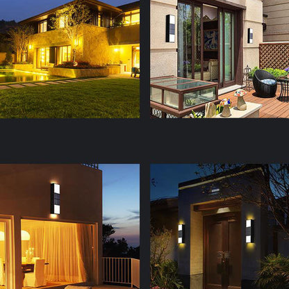 Solar Outdoor Waterproof Fence LED Wall Sconce Lamp