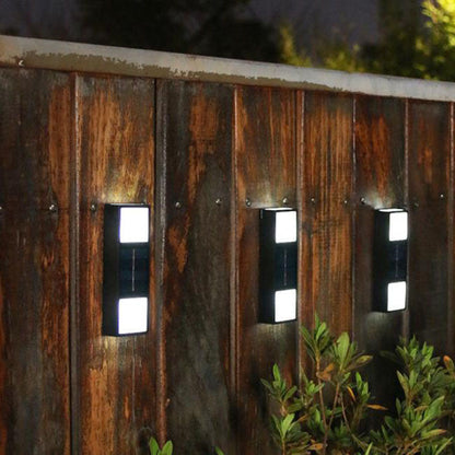 Solar Outdoor Waterproof Fence LED Wall Sconce Lamp