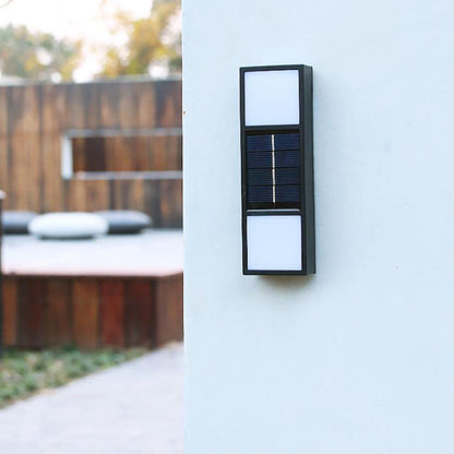 Solar Outdoor Waterproof Fence LED Wall Sconce Lamp