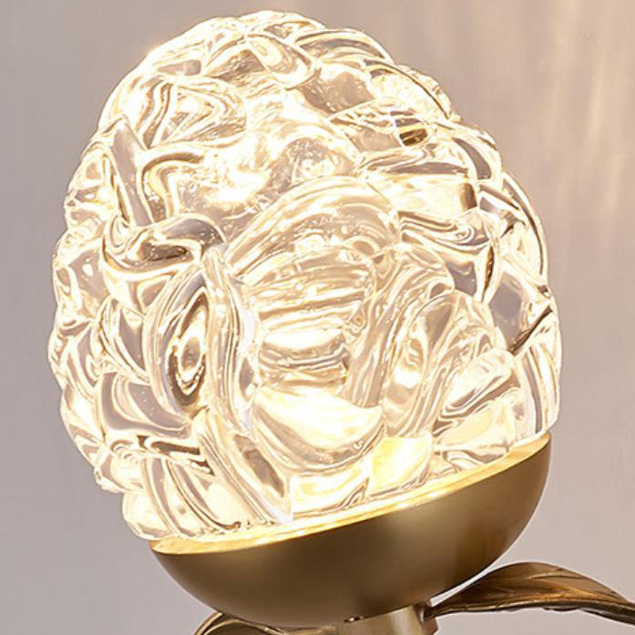 Luxury Crystal Apple Branch 1/2 Light Wall Sconce Lamp