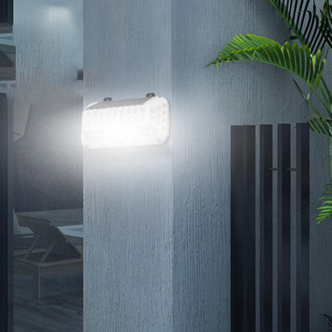 Solar Emitting Body Sensor LED Outdoor Wall Sconce Lamp