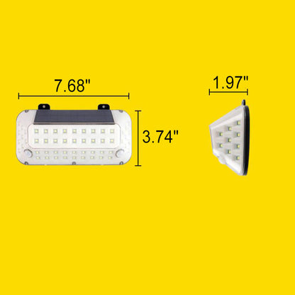 Solar Emitting Body Sensor LED Outdoor Wall Sconce Lamp