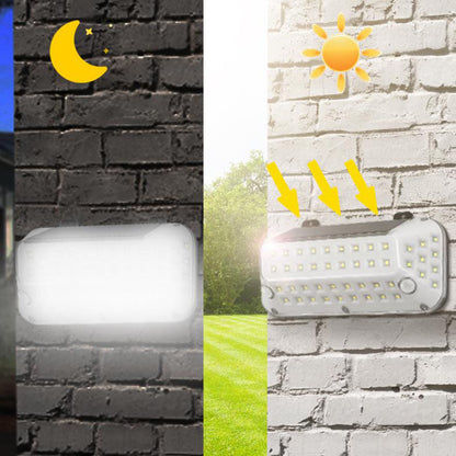 Solar Emitting Body Sensor LED Outdoor Wall Sconce Lamp