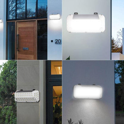 Solar Emitting Body Sensor LED Outdoor Wall Sconce Lamp