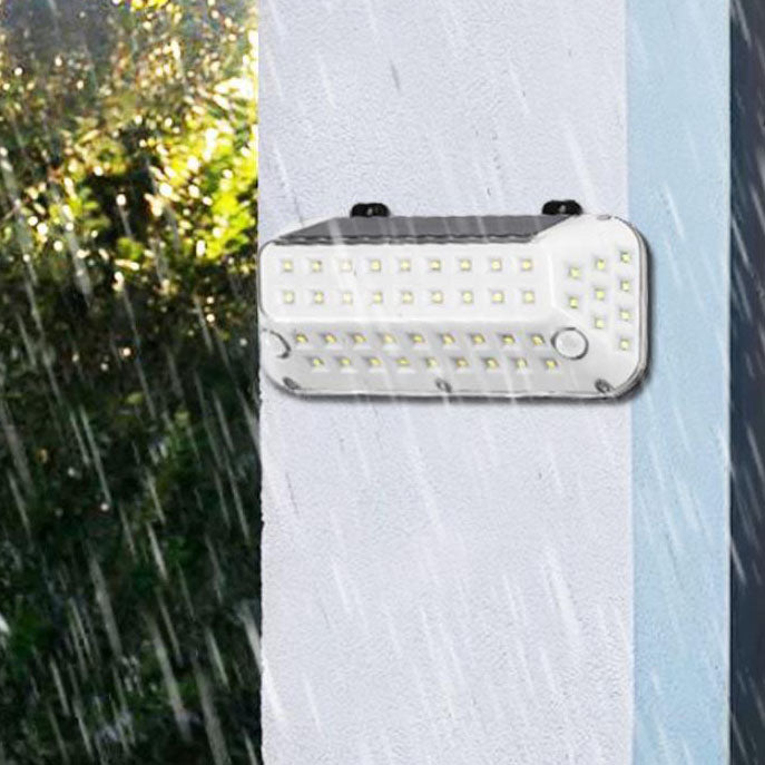 Solar Emitting Body Sensor LED Outdoor Wall Sconce Lamp