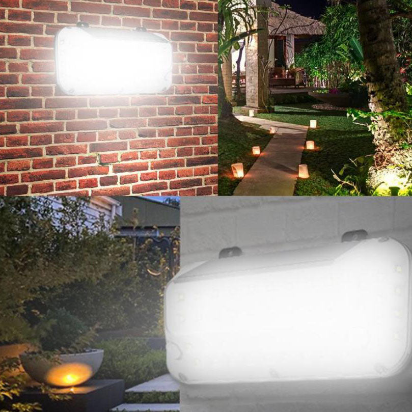Solar Emitting Body Sensor LED Outdoor Wall Sconce Lamp