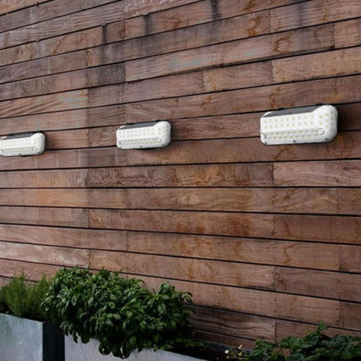 Solar Emitting Body Sensor LED Outdoor Wall Sconce Lamp