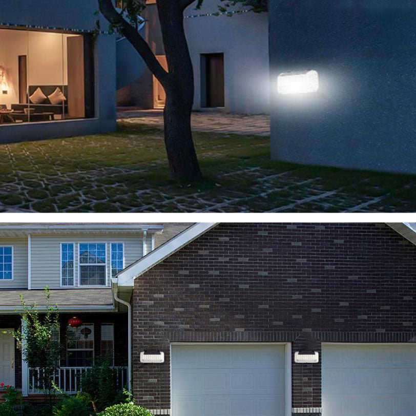 Solar Emitting Body Sensor LED Outdoor Wall Sconce Lamp