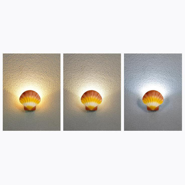 Outdoor Creative Shell Design Aluminum LED Waterproof Wall Sconce Lamp