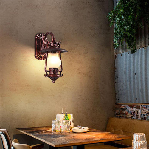 Aluminum Lamp 1-Light Outdoor Waterproof Wall Sconce Lamp