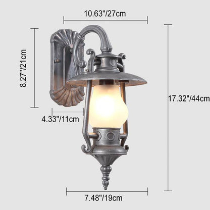 Aluminum Lamp 1-Light Outdoor Waterproof Wall Sconce Lamp