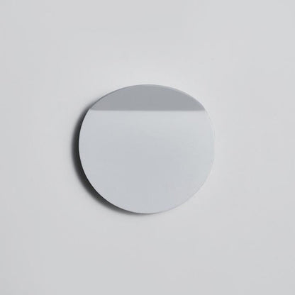 Danish Brushed Aluminum Folded Disc LED Wall Sconce Lamp