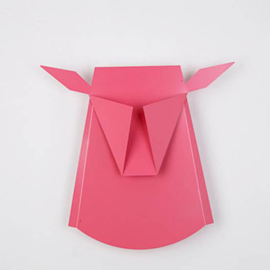 Creative Iron Bull Head Shape LED Wall Sconce Lamp
