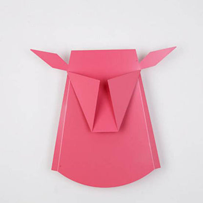 Creative Iron Bull Head Shape LED Wall Sconce Lamp