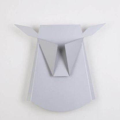 Creative Iron Bull Head Shape LED Wall Sconce Lamp