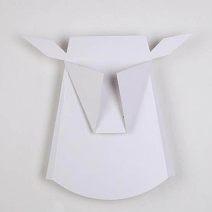 Creative Iron Bull Head Shape LED Wall Sconce Lamp