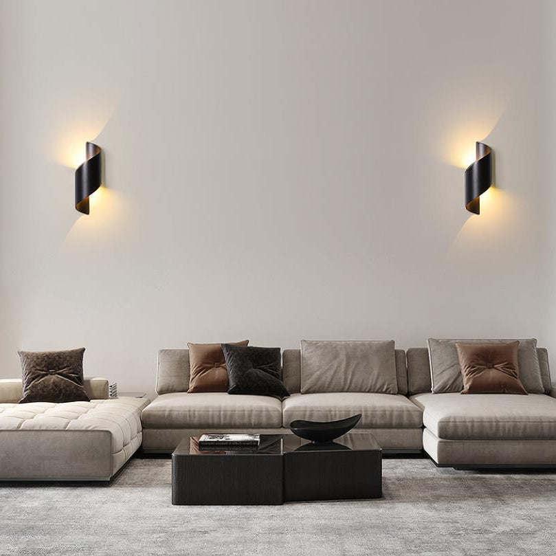Minimalist Aluminum Alloy Geometry LED Wall Sconce Lamp