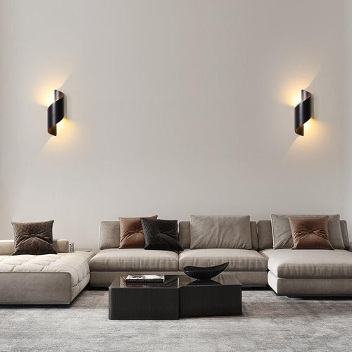 Minimalist Aluminum Alloy Geometry LED Wall Sconce Lamp