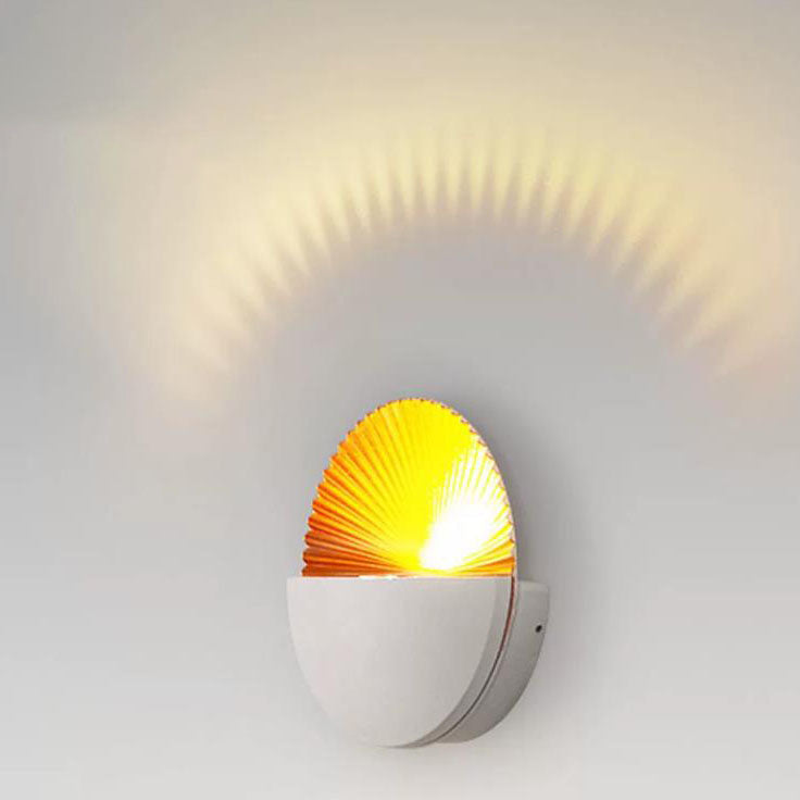 Creative Aluminum Shell Shade LED Wall Sconce Lamp