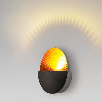 Creative Aluminum Shell Shade LED Wall Sconce Lamp
