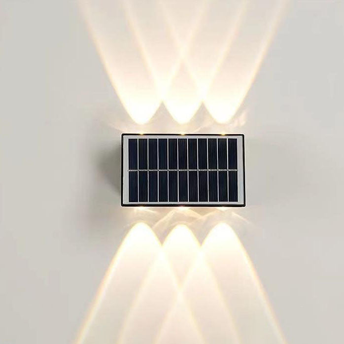 Industrial Solar Waterproof ABS Column LED Wall Sconce Lamp