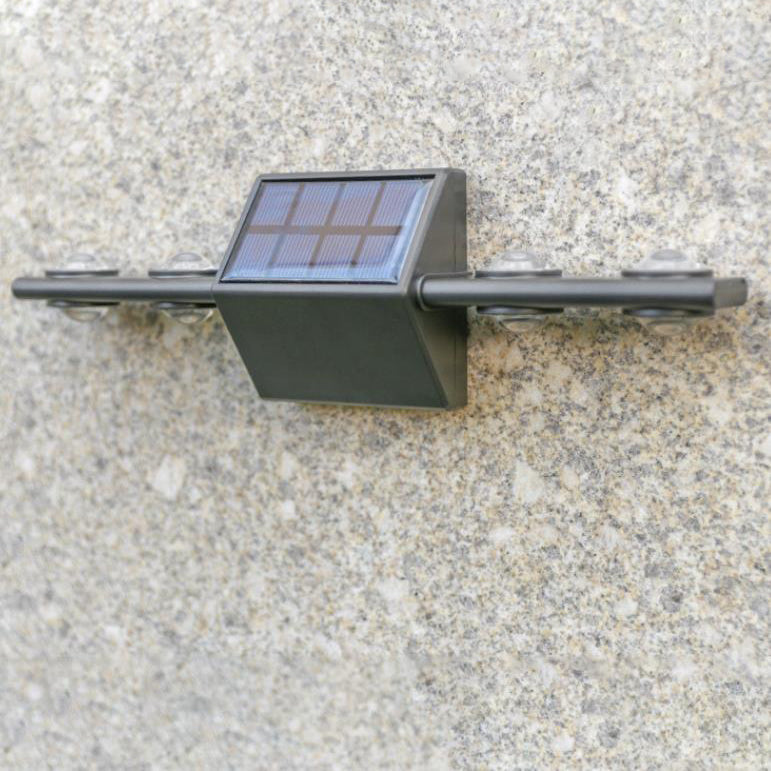 Solar Long Triangle ABS PC LED Outdoor Wall Sconce Lamp