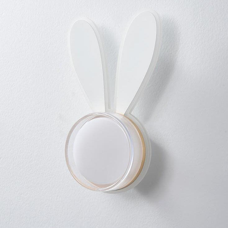 Creative Rabbit Round Acrylic LED Wall Sconce Lamp
