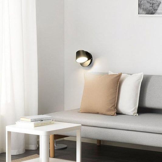 Dome Rotatable Aluminum LED Reading Wall Sconce Lamp