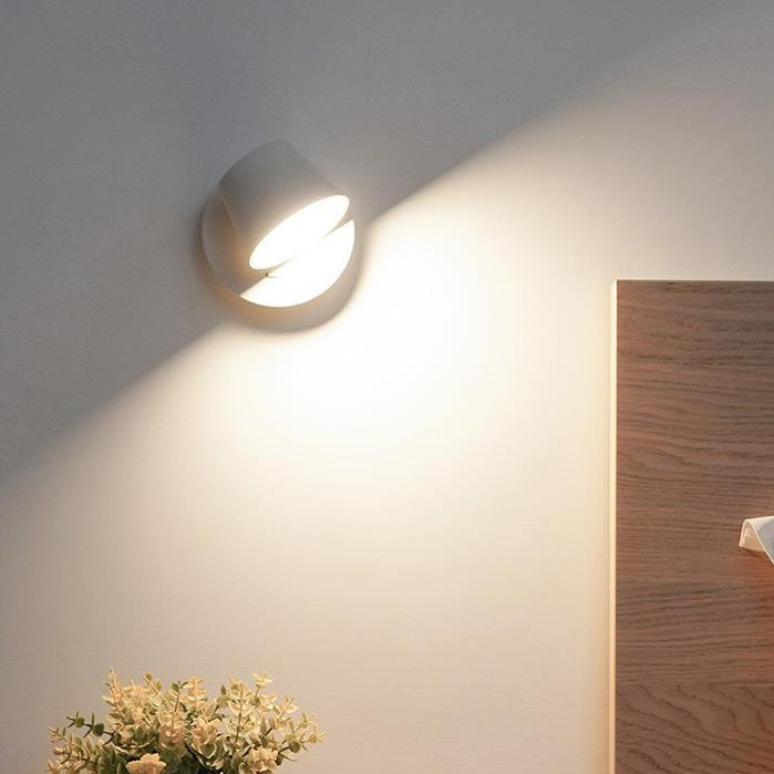 Dome Rotatable Aluminum LED Reading Wall Sconce Lamp