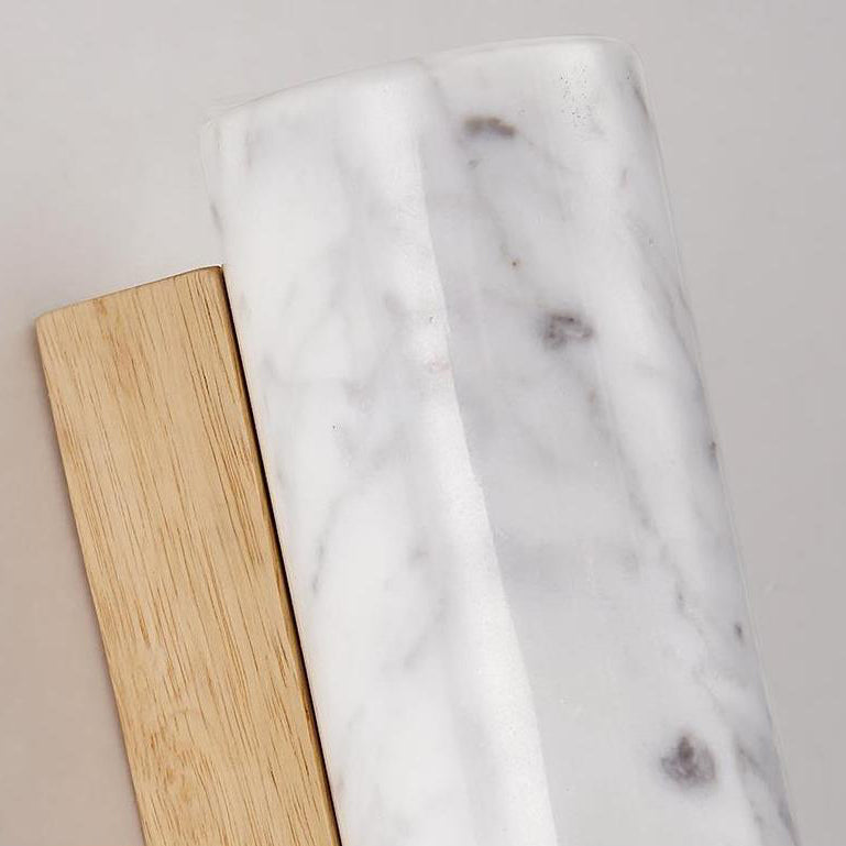 Waterproof Cylinder Marble 1-Light Wall Sconce Lamp