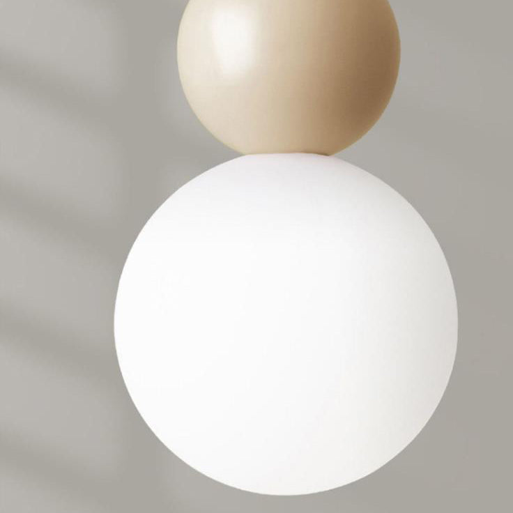 Minimalist Multi Orb Iron Plastic 1-Light Wall Sconce Lamp