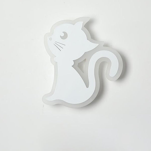 Creative Acrylic Cat Design Iron LED Wall Sconce Lamp