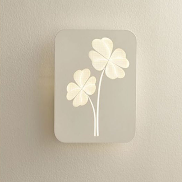 Simplicity Clover Square Love Heart LED Wall Sconce Lamp