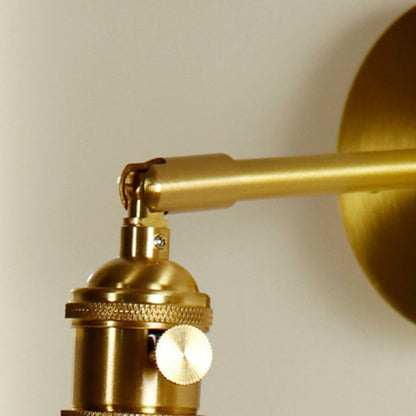 Half Round Copper Ceramic 1-Light Wall Sconce Lamp