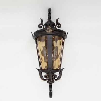 Waterproof Aluminum Glass Cylinder 1-Light Wall Sconce Lamp