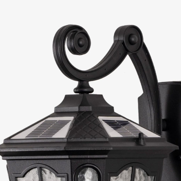 Farmhouse Aluminum Glass 1-Light Outdoor Wall Sconce Lamp