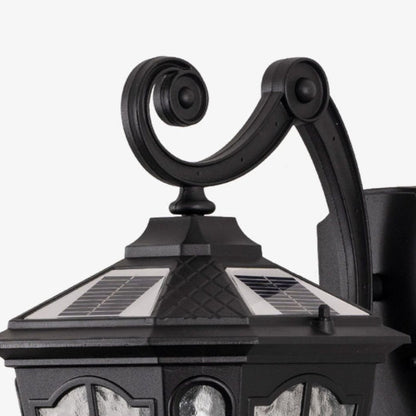 Farmhouse Aluminum Glass 1-Light Outdoor Wall Sconce Lamp
