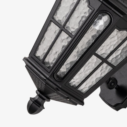 Farmhouse Aluminum Glass 1-Light Outdoor Wall Sconce Lamp