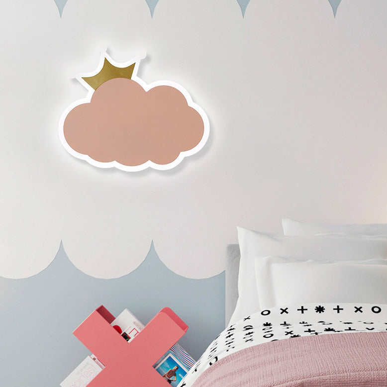 Creative Crown Clouds Iron LED Wall Sconce Lamp