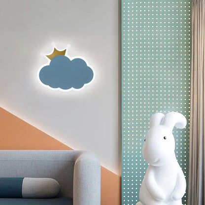 Creative Crown Clouds Iron LED Wall Sconce Lamp