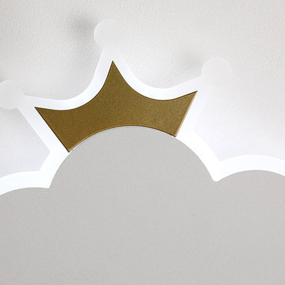 Creative Crown Clouds Iron LED Wall Sconce Lamp