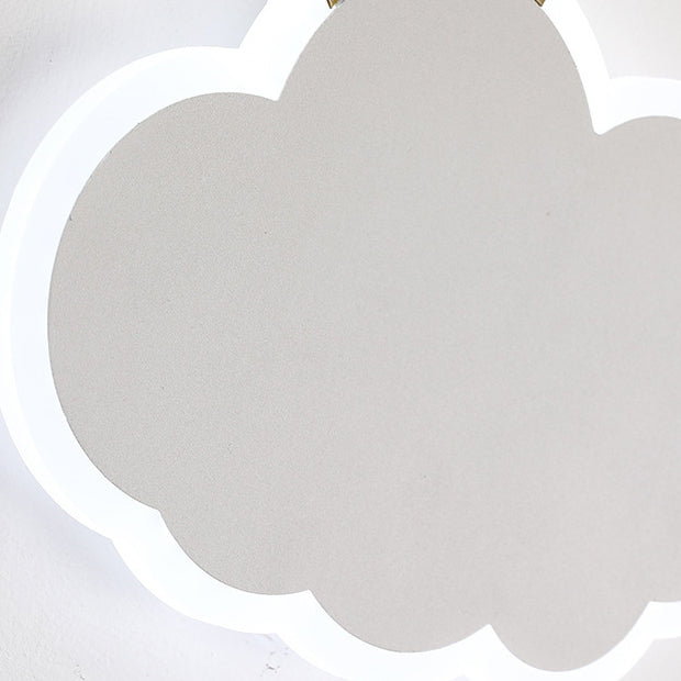 Creative Crown Clouds Iron LED Wall Sconce Lamp