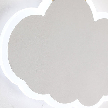 Creative Crown Clouds Iron LED Wall Sconce Lamp