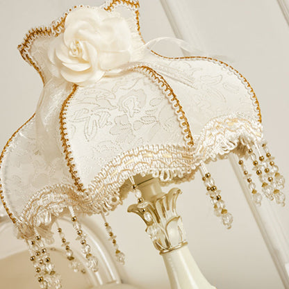 Traditional Fabric Vase Table Lamp