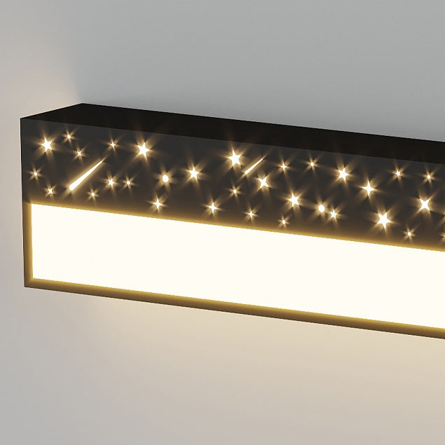 Minimalist Rectangle Iron Acrylic LED Wall Sconce Lamp